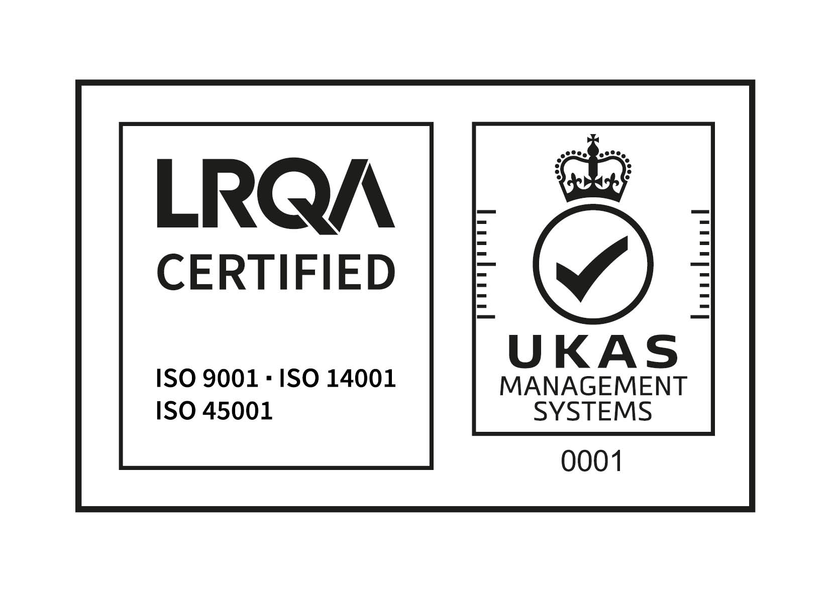 UKAS AND ISO 9001; ISO 14001; ISO 45001 - RGB UKAS AND ISO 9001; ISO 14001; ISO 45001 - RGB
